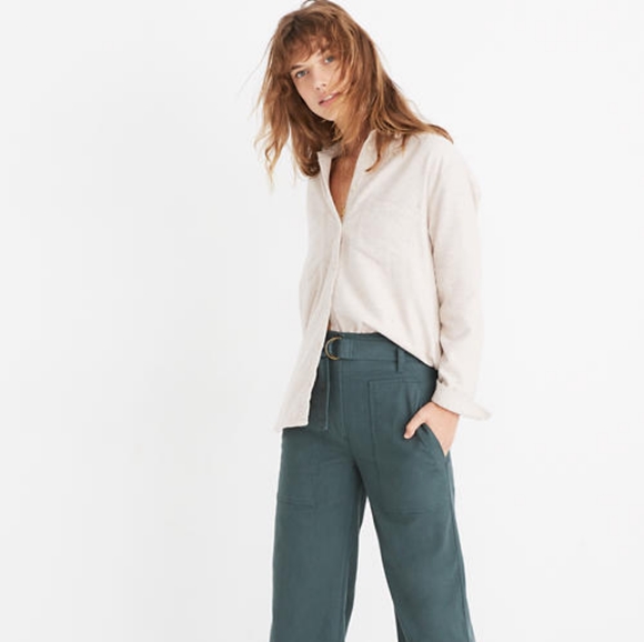 Madewell Flannel Sunday Shirt in Speckle - Picture 3 of 4